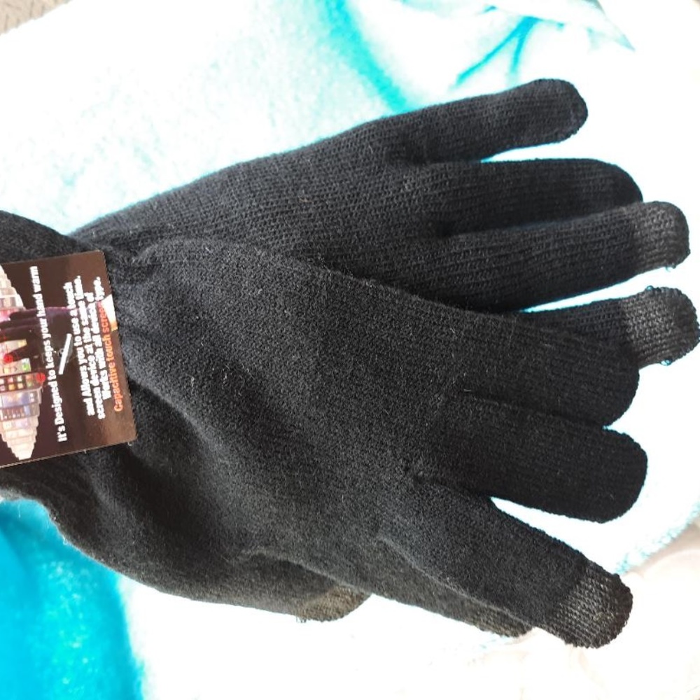Black Touch Screen Gloves